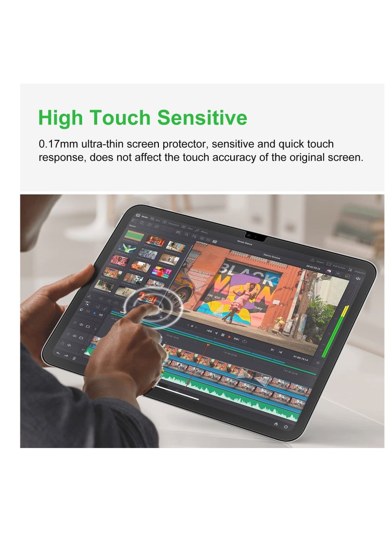 Generic - 2Packs Anti Glare High Sensitivity Paper Feel Screen Protector Compatible with iPad 11th(A16) 11inch 2025/iPad 10th Generation 10.9 Inch 2022, Write Like on Paper Screen Protector - Image 1