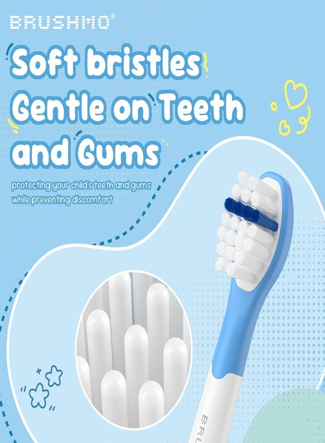 براشمو رؤوس فرشاة أسنان بديلة مدمجة من Brushmo Kids، متوافقة مع فرش Philips Sonicare للأطفال HX6032 و HX6042، شعيرات دوبونت فائقة النعومة، عبوة من 8 قطع للأعمار من 3 سنوات فما فوق، متعددة الألوان (BM638) - Image 5