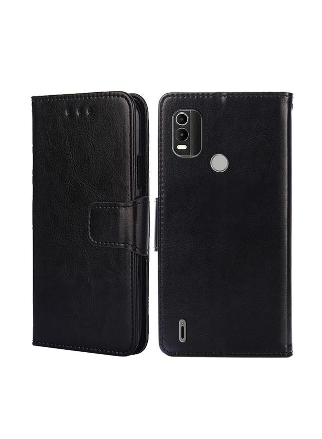 S-TOP Case For Nokia C21 Plus Crystal Texture Leather Phone Case - Image 1
