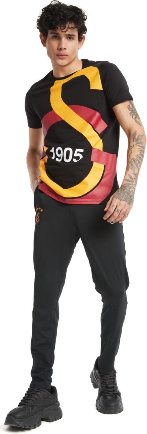 Galatasaray Licensed Black Large Logo T-Shirt - Image 5