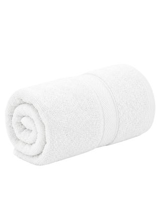 White Bath Towel