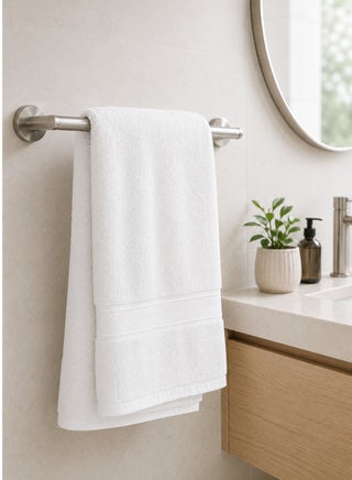 White Bath Towel