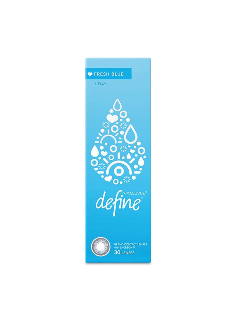 ACUVUE 1-Day Acuvue Define Fresh Blue - Pack of 30 - Image 2