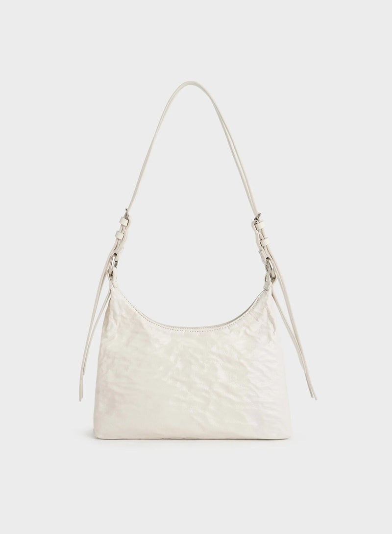 Charles & Keith Lark wrinkled crossbody bag - Image 4