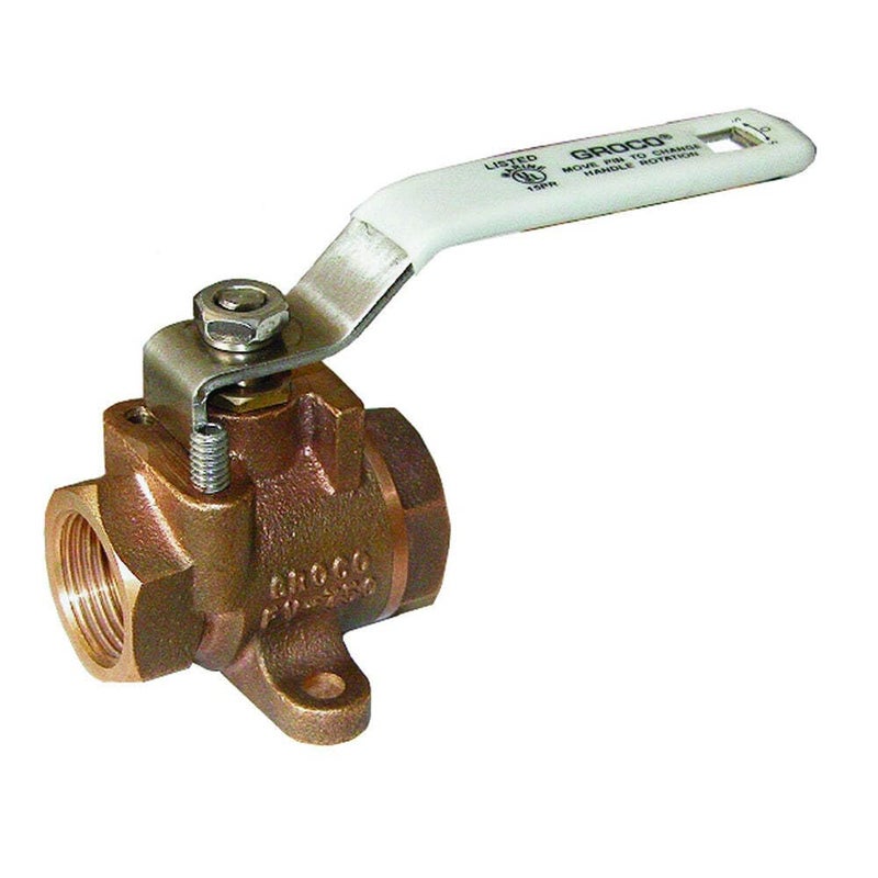 1/4" NPT Bronze Inline Fuel Valve