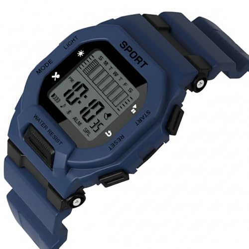 RACNOS Digital Silicone Strap Sports Watch for Boys | Sports Watch for Kids Boys | sportz Watch (Blue) - Image 5