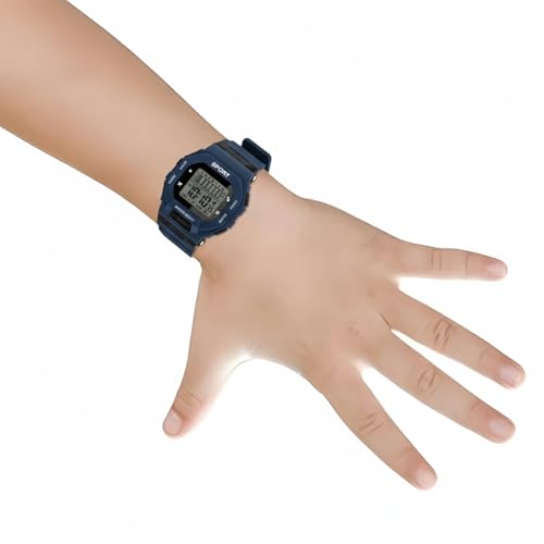RACNOS Digital Silicone Strap Sports Watch for Boys | Sports Watch for Kids Boys | sportz Watch (Blue) - Image 3