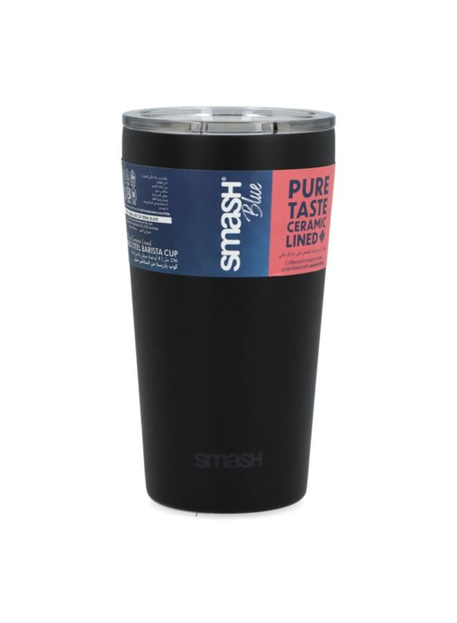 smash Pure Taste Ceramic Lined Double Wall Stainless Steel Tumbler Black 355ml 5603 - Image 2