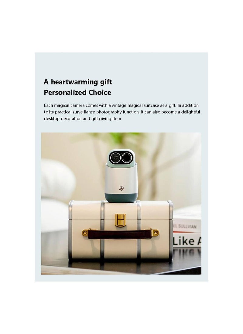 Magic Camera Vlog Camcorder 2.5K Intelligent Surveillance Camera Wireless 360° PTZ Monitoring Wifi Infrared Night Vision