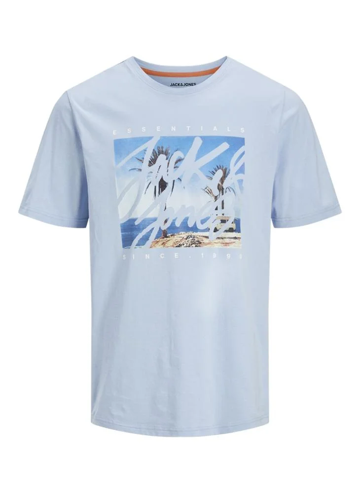 جاك اند جونز JJCOLTON PHOTOPRINT TEE SS CREW NECK