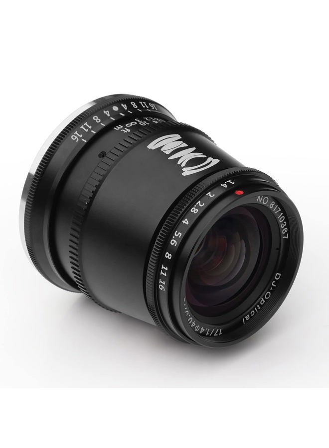 TTArtisan 17mm F1.4 APS-C Cameras Lens Manual Focus MF Compatible with Fuji X Mount Camera X-A1, X-A10, X-A2, X-A3, X-A5, X-A7, X-M1, X-M2, X-H1, X-T1 - Image 2