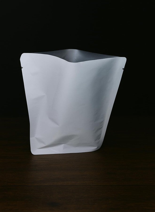 Lapeta Resealable Three Side Seal Pouch (6 x 10 inch) | Food Grade Aluminum Foil Storage Bag | Airtight & Reusable Packaging Pouch for Snacks, Dry Fruits, Spices, Coffee, Tea (200) - Image 4