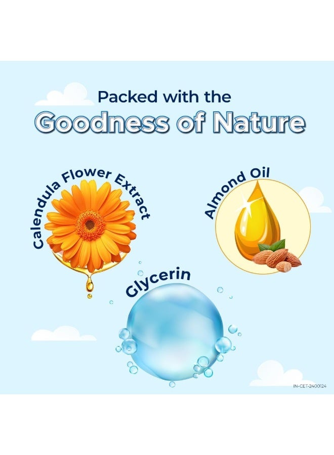 Cetaphil لوشن سيتافيل للأطفال اليومي، مرطب لطيف للوجه والجسم للبشرة الحساسة مع كاليندولا العضوي، بدون رائحة، 400 مل - Image 4