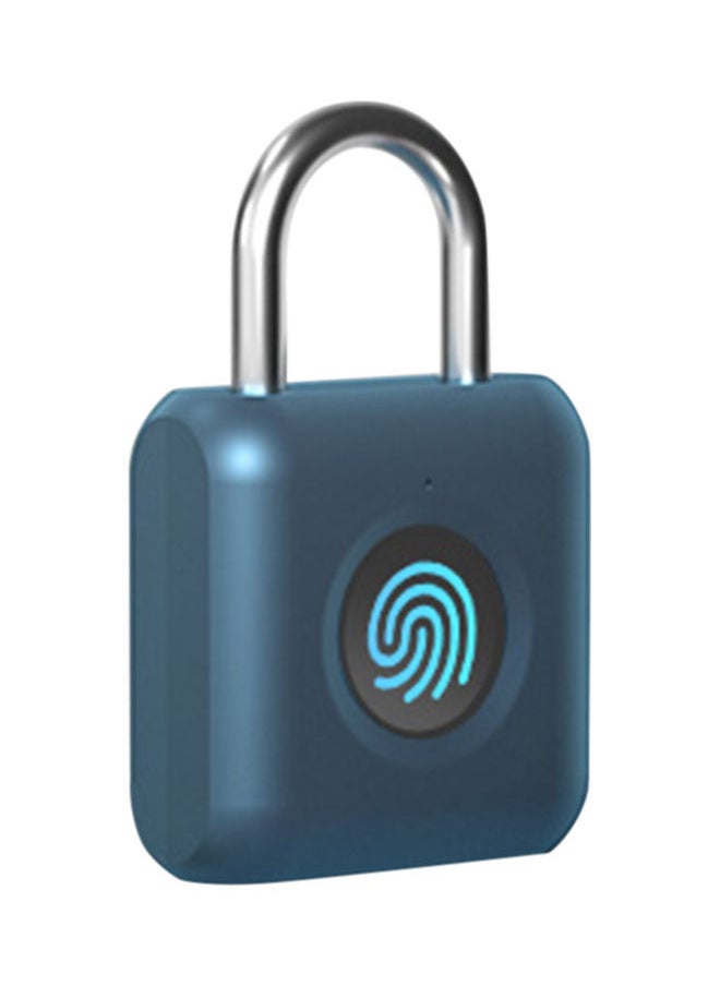Y&D Keyless Smart Touch Fingerprint Padlock Blue/Black/Silver 24.5x10x11.3cm  - Image 1