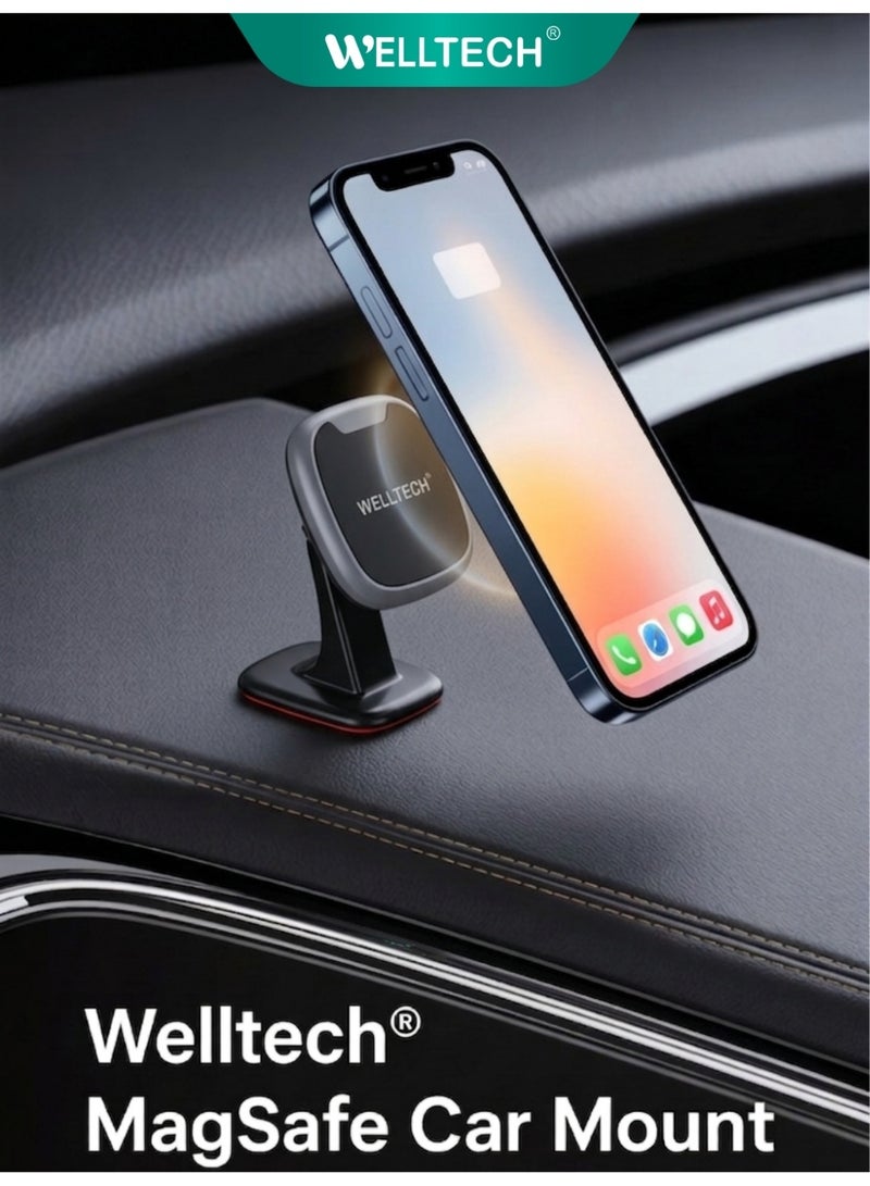 WELLTECH Car Phone Holder Air Vent Mount Bracket 360 Rotation Adjustable Mobile Holder Universal Car Mount for Smartphone WELLTECH HOL921 - Image 3