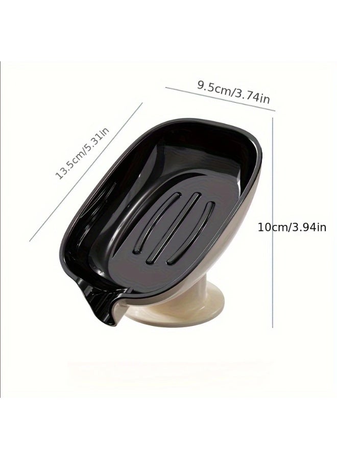 Goolsky Drain soap dish, soap holder, bathroom drain soap rack, household suction cup soap box without drilling, scented soap holder, scented soap tray, bathroom soap container and storage  - Image 3