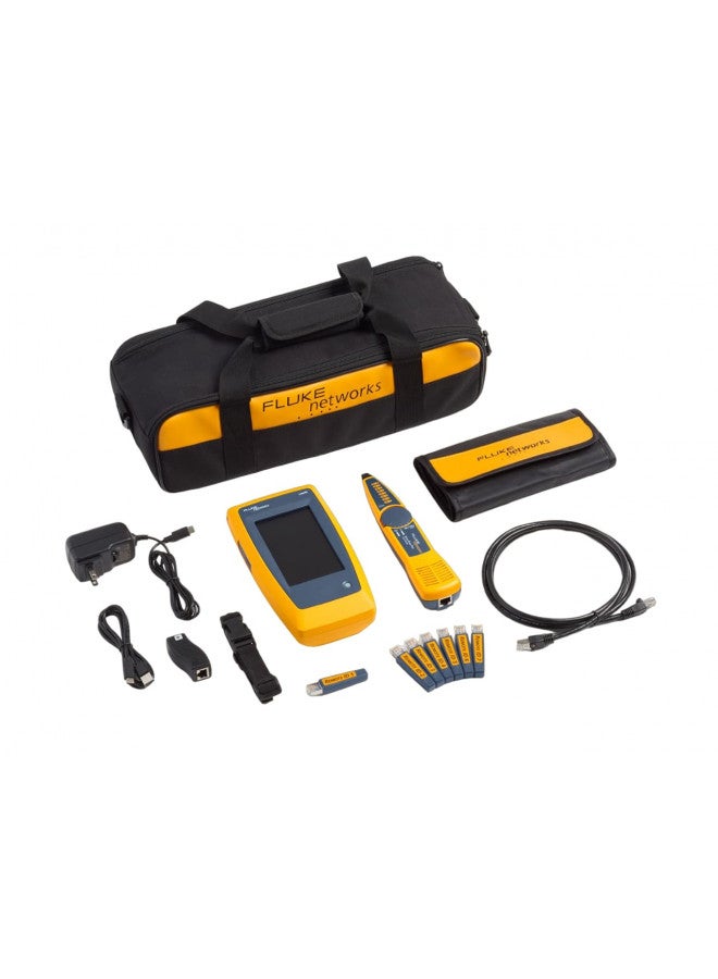 Fluke Networks Fluke Networks LIQ-KIT LinkIQ Cable + Network Tester Kit, Black  - Image 1