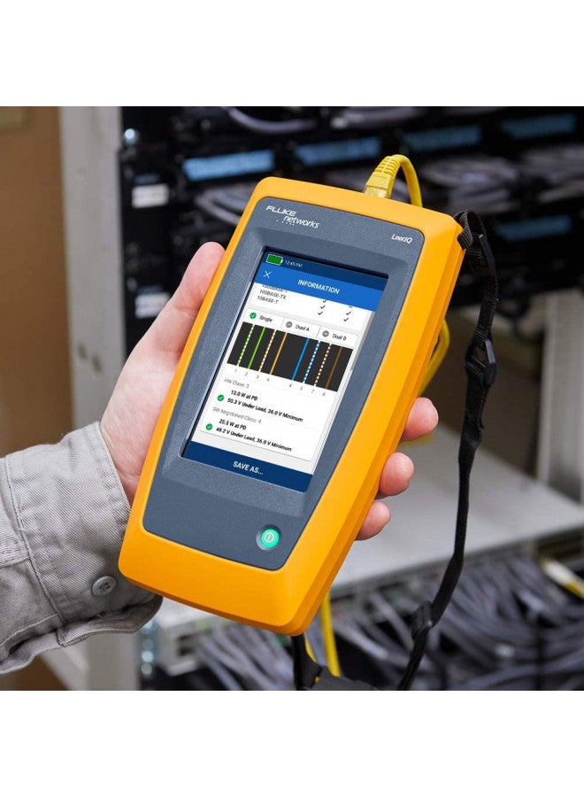 Fluke Networks Fluke Networks LIQ-KIT LinkIQ Cable + Network Tester Kit, Black  - Image 5