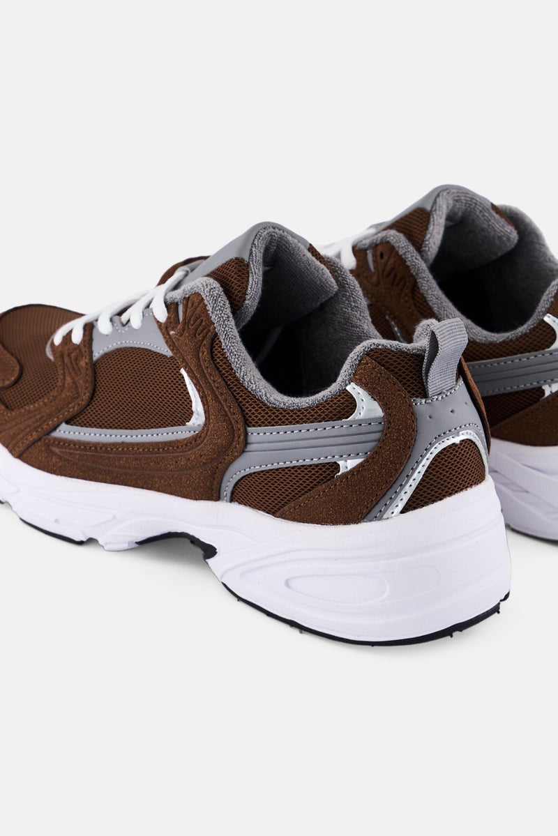 RBX أحذية خارجية للرجال بشعار العلامة التجارية، بني داكن - Image 3