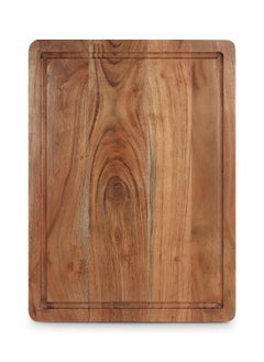 REZLAN UAE Extra-Large, Acacia Wood ,Heavy-Duty Kitchen Essential with Juice Grooves & Easy-Grip Handles – 31 x 41 x 2.54 cm  - Image 2