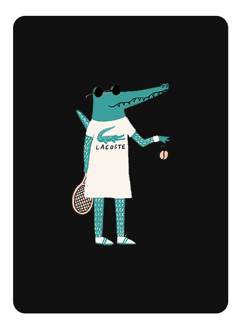 Theodor Protective Flip Case For Samsung Galaxy Tab S9 With Trifold Stand Auto Wake Sleep Shockproof Cover Lacoste copy - Image 1