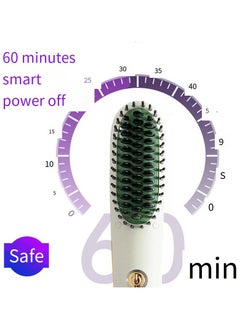 General Mini Ionic Straightening Comb – Travel-Friendly Straightener & Curler for Men/Women, Dual-Use Hair Styling Tool  - Image 4