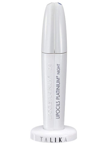 Talika Lipocils Platinum 2x 8.5ml - 2-in-1 Eyelash Growth Serum - Day and Night Double Serum Treatment - Boosts Growth, Density & Pigmentation