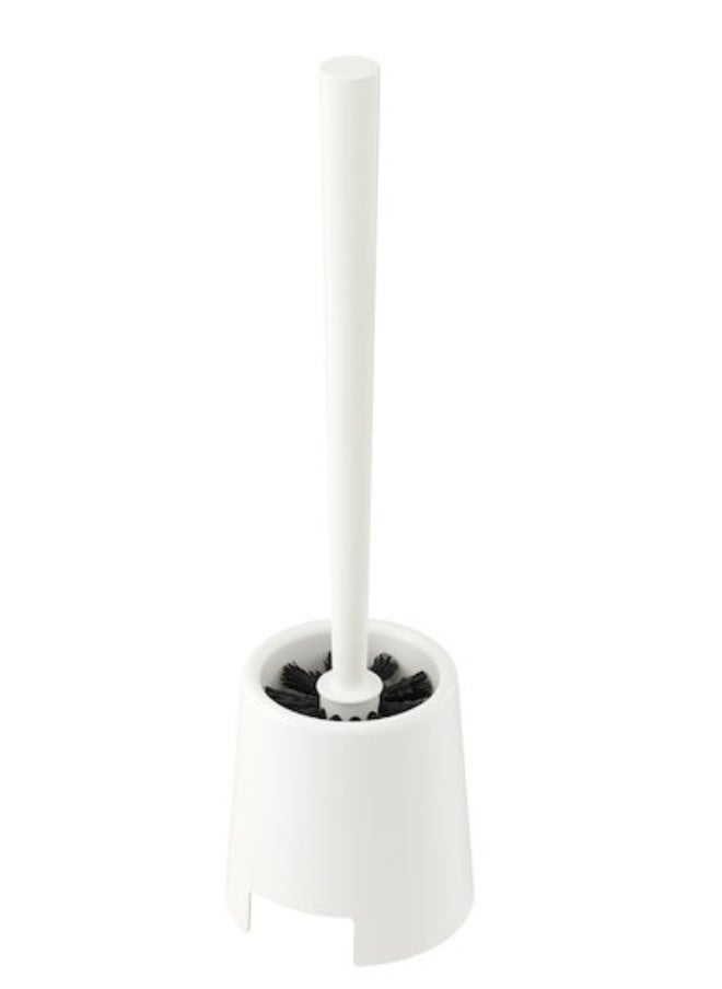 Ikea Toilet Brush with Holder Sleek White Design  - Image 4