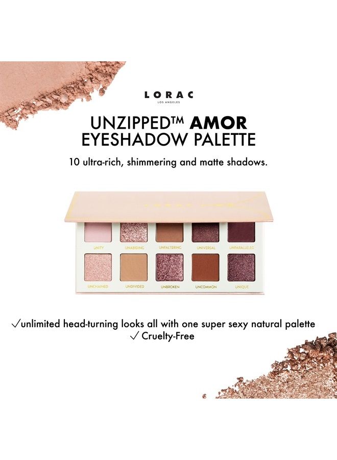 Lorac Unzipped Amor Palette Matte Shimmer Eye Shadow - Image 3