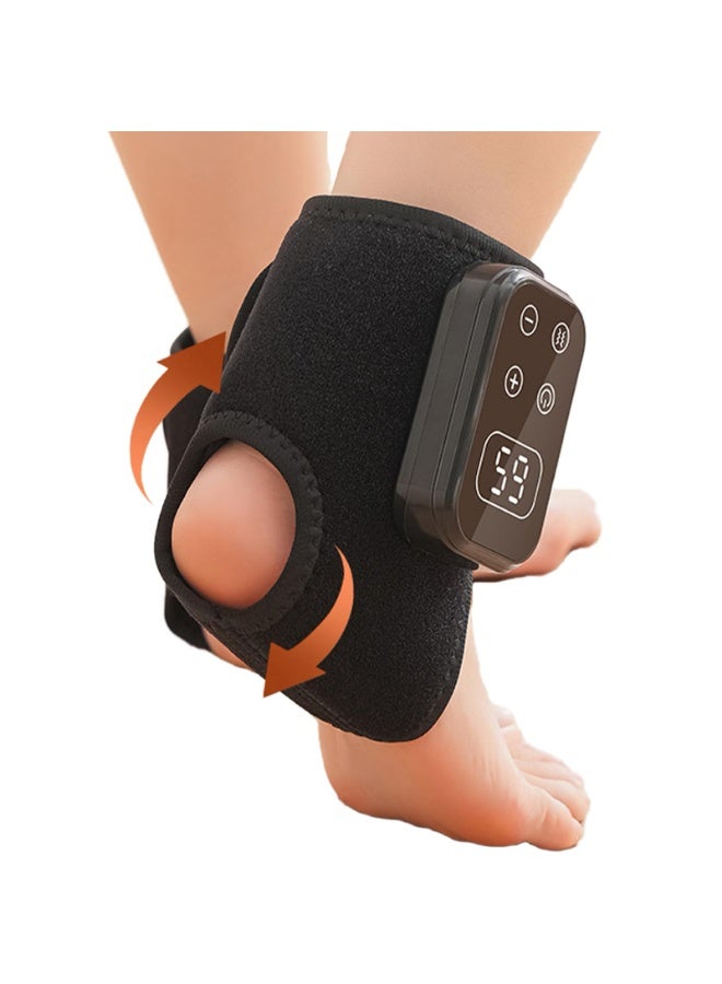 جهاز تدليك للكاحل بخمس درجات، مدلك كهربائي بثلاثة أوضاع اهتزاز، لاسلكي وقابل لإعادة الشحن، مناسب للاستخدام اليومي والعناية بالقدم، للمنزل والسفر، للرجال والنساء وكبار السن، هدية مثالية – لون أسود - Image 2