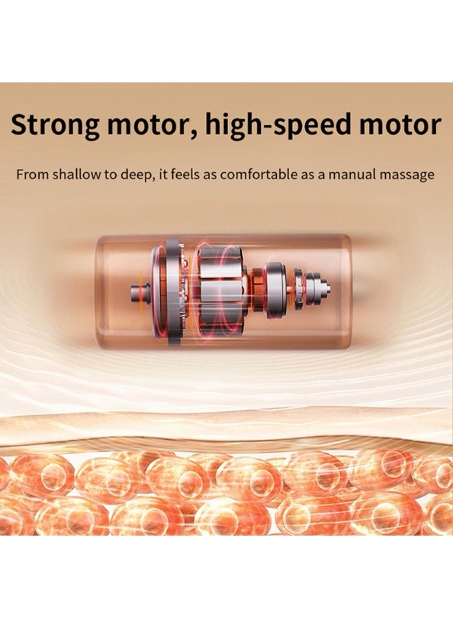 جهاز تدليك للكاحل بخمس درجات، مدلك كهربائي بثلاثة أوضاع اهتزاز، لاسلكي وقابل لإعادة الشحن، مناسب للاستخدام اليومي والعناية بالقدم، للمنزل والسفر، للرجال والنساء وكبار السن، هدية مثالية – لون أسود - Image 5