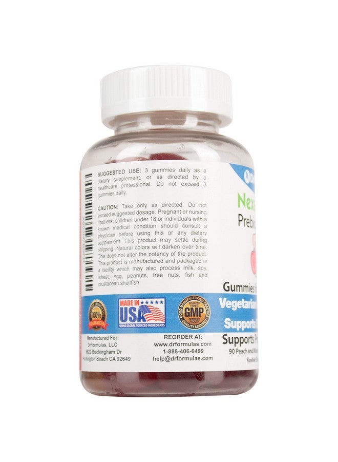 دي آر فورميولاز مكمل غذائي من الألياف البريبايوتيكية نيكسابيوتيك من شركة دكتور فورمولا لعلاج الإمساك عند الأطفال | ملين للبراز للأطفال والبالغين من أجل هضم صحي، كوشير، نباتي، خالٍ من الجلوتين، عبوة قابلة للمضغ لمدة 30 يومًا - Image 3