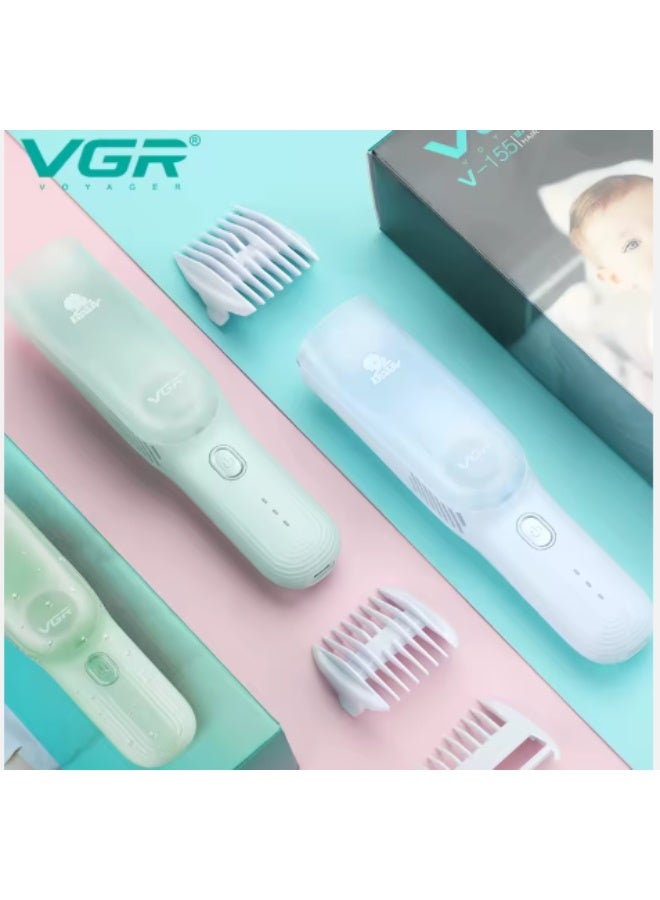 VGR Professional Low Noise Ceramic Blade Children's Hair Clipper - Image 5