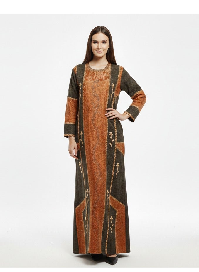 Women Syrian abaya for Ramadan embroidery - Image 1