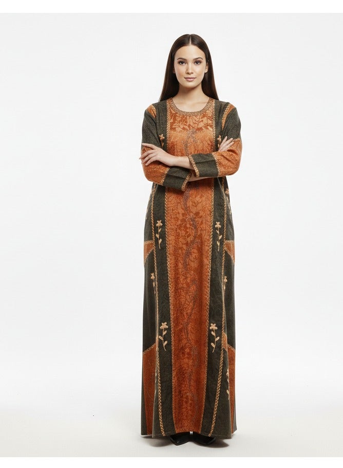 Women Syrian abaya for Ramadan embroidery - Image 5