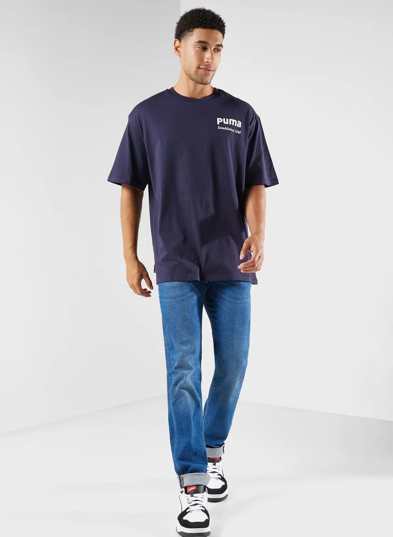 بوما تيشيرت تيم مزين بطبعة جرافيك