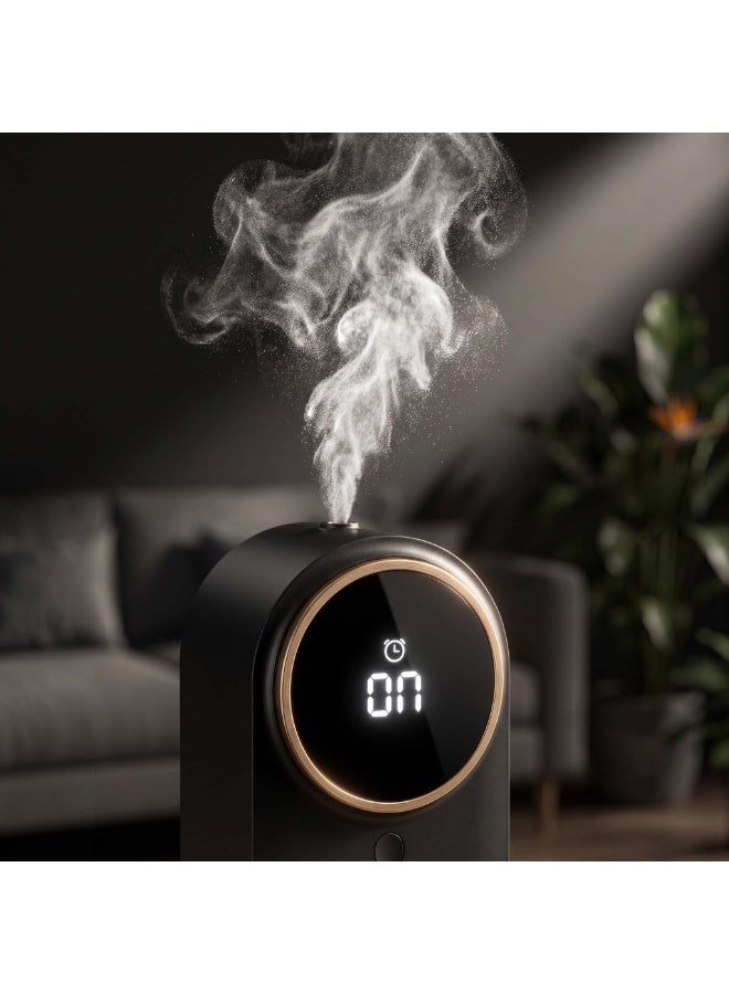 Furtey Electric Automatic Aroma Sprayer Perfume Fragrance Dispenser Air Freshener  Lightweight for Leisure Places Pet Store Home Bathroom Office Supermarket Black - Image 2