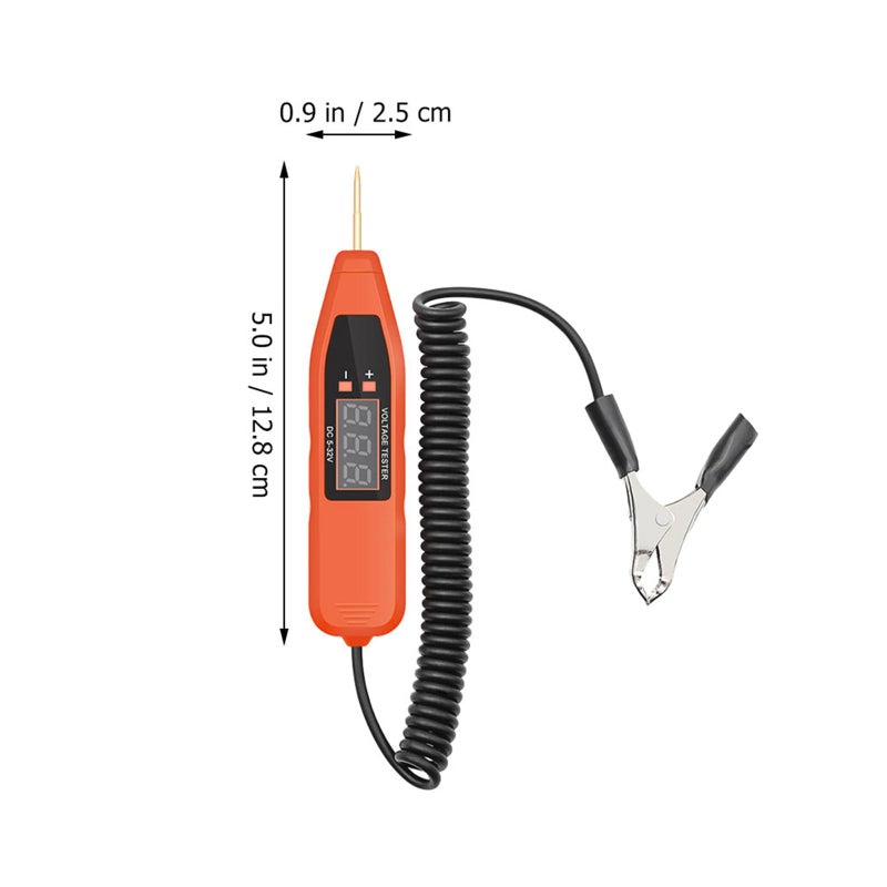 اختبار صمامات السيارات بشاشة عرض LED مع قلم اختبار الجهد لصيانة المركبات - Image 3
