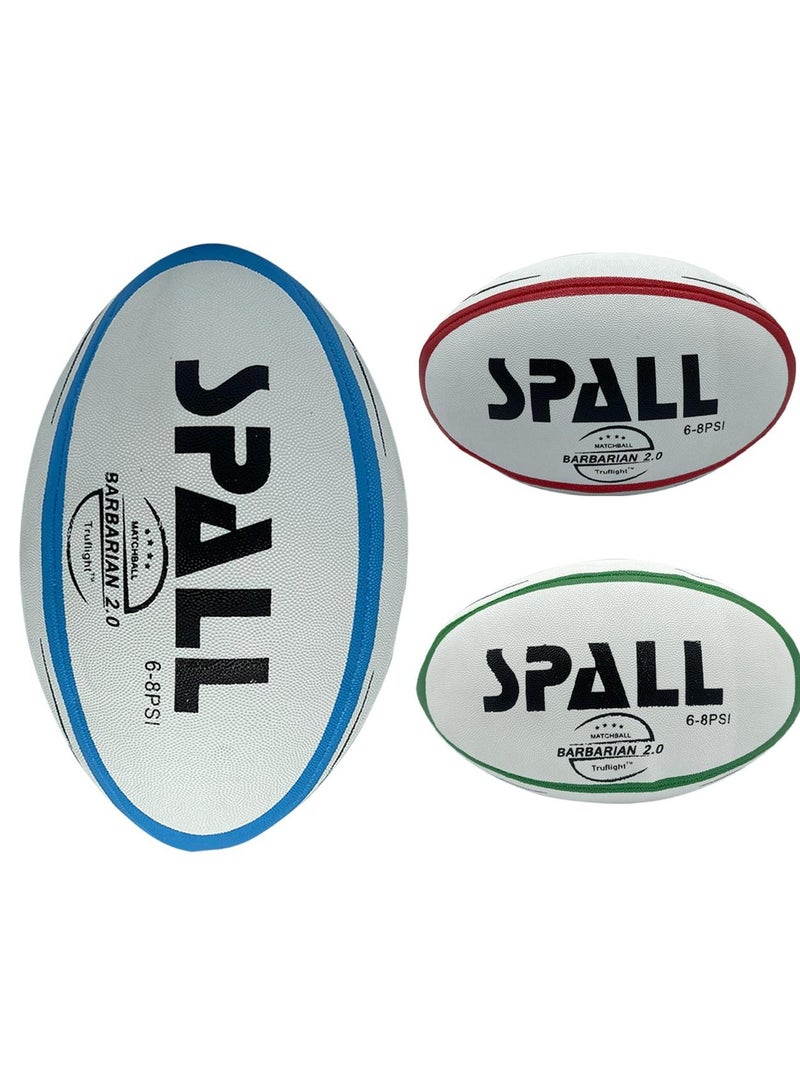 سبال كرة الرجبي للشباب والكبار، الرياضة في الهواء الطلق، احترافية من المطاط الصناعي، قبضة فائقة، شديدة التحمل ومتينة، كرات رسمية للتدريب القياسي لكرة القدم - Image 2