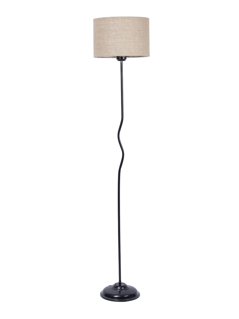 AMDHOME Beige Jute Shade with Iron Floor lamp40 - Image 5