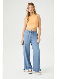 Chambray Drawstring Pants