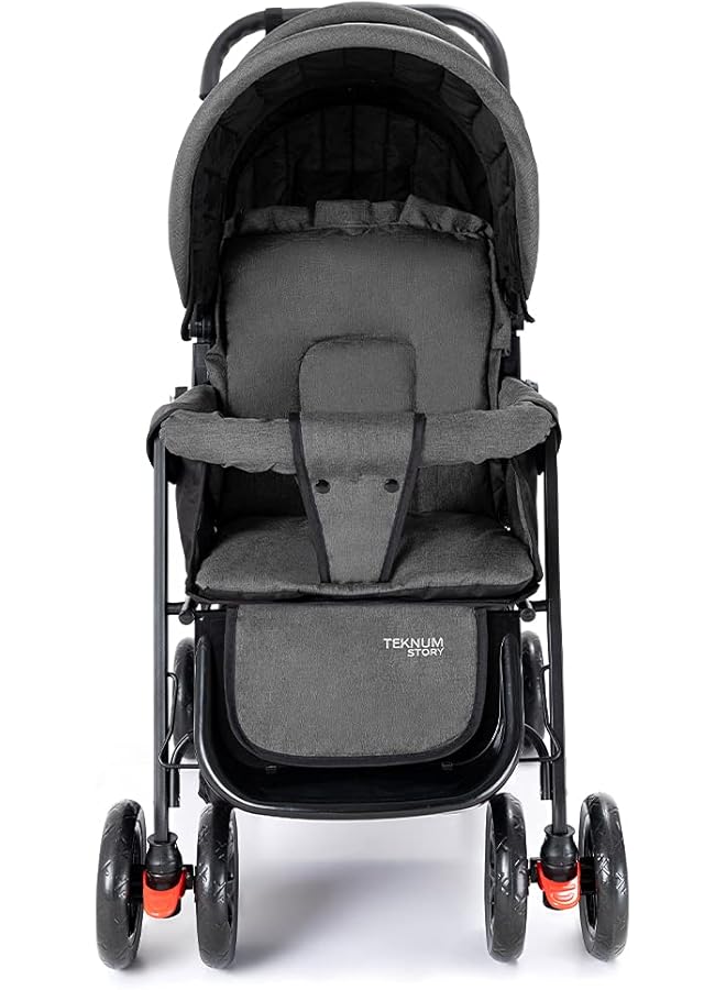 erorex Double Twin Baby Stroller Pramshock Proofwide Seat And Canopy360 Degree Rotating Wheelsbig - Image 3