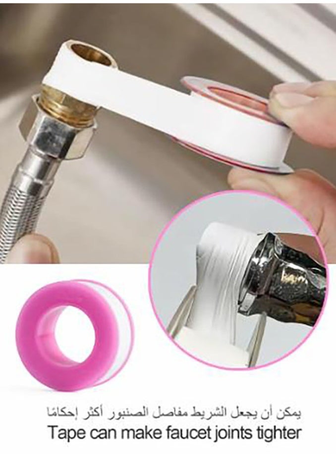 LUCKIER Portable Bidet Faucet, Stainless Steel Travel Shattaf Portable Bidet Faucet, Boosted Water Flow Shattaf Kit, 4m Hose, 2 Types of Bases, Adapter Kit, Suitable for Home/Hotel/Camping/Female/Baby care - Image 5