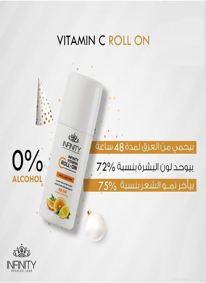 Infinity - Vitamin-C Roll-On Extra Whitening Deodorant 80ml - Image 1