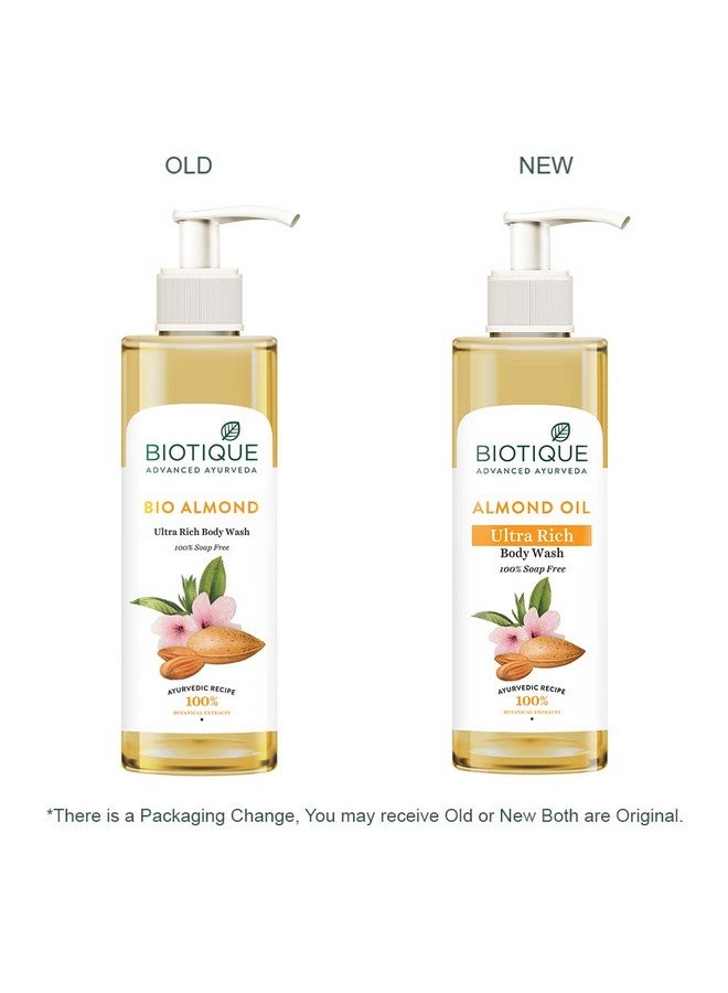 Biotique غسول الجسم بزيت اللوز فائق الغنى مع مستخلصات نباتية 200 مل - Image 3