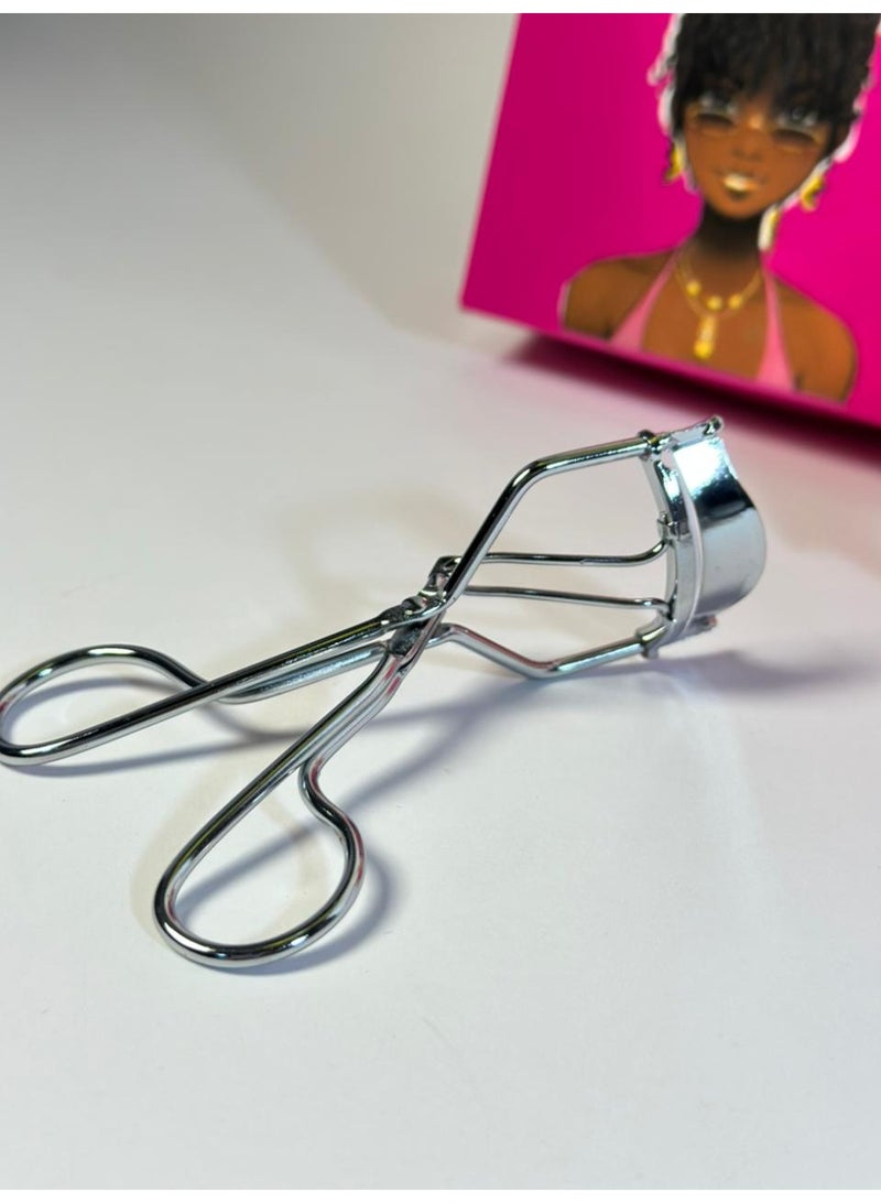 أداة تجعيد الرموش المحمولة، أداة تجعيد الرموش باللون الفضي - Image 3