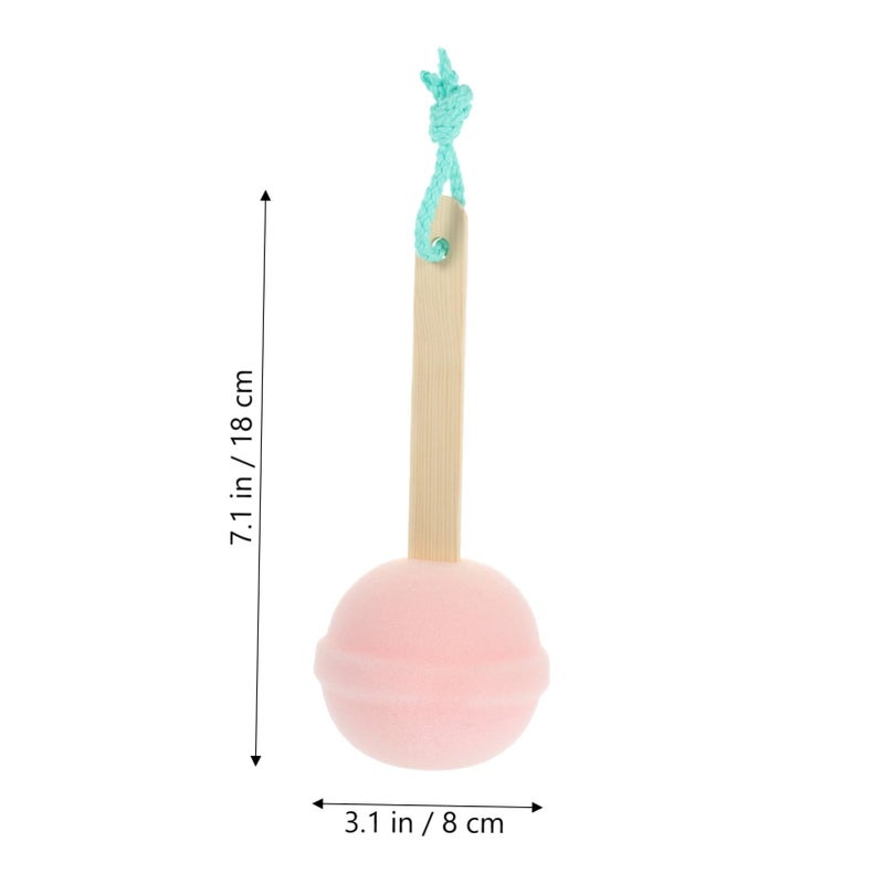 2Pcs Exfoliating Bath Sponge Gentle Body Scrubber Absorbent Shower Ball - Image 3