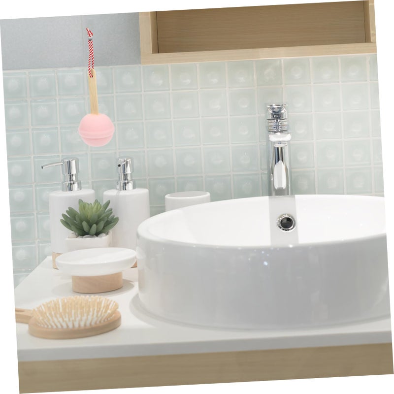 2Pcs Exfoliating Bath Sponge Gentle Body Scrubber Absorbent Shower Ball - Image 5