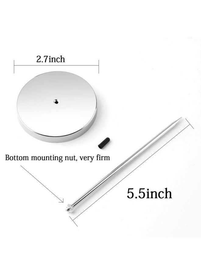 HRLORKC 2Pcs Desk Receipt Holder Bill Fork Receipt Spike Stick Silver Restaurant Check Spindle 5.5 Inch By Hrlorkc…  - Image 3