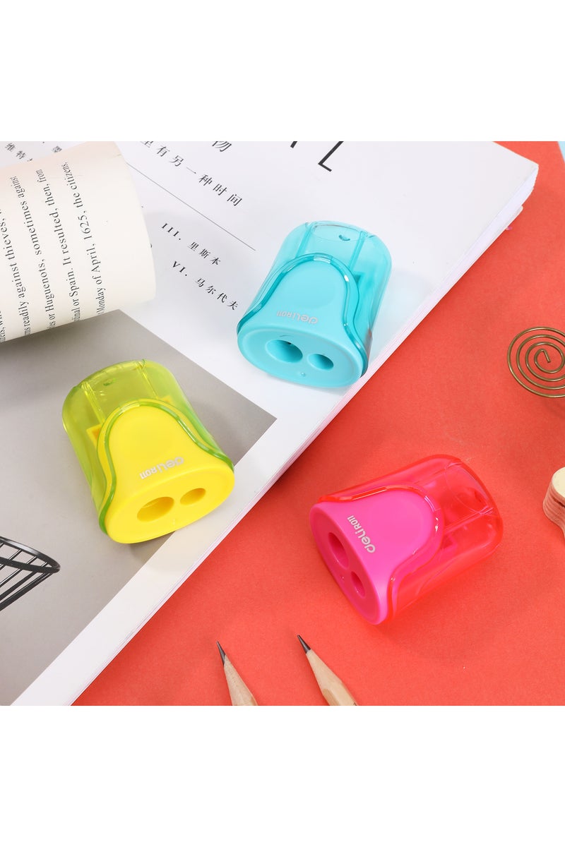 Deli 2-Hole Sharpener -ER01100 – ideal for school and office use - Image 5